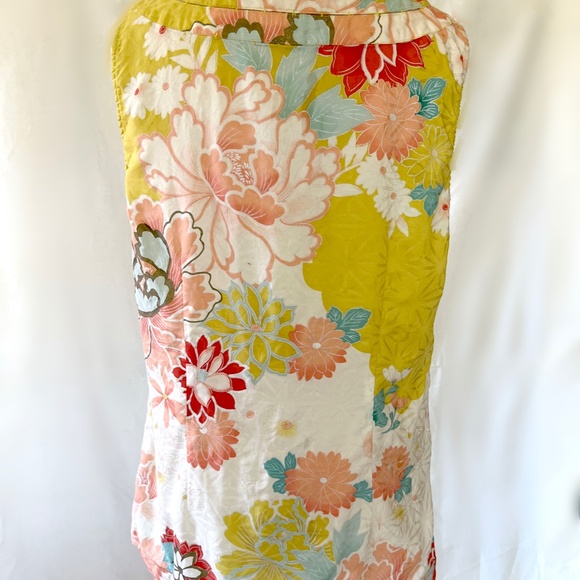 Anthropologie Leifsdottir Silk Floral top Size 12 - Picture 8 of 9